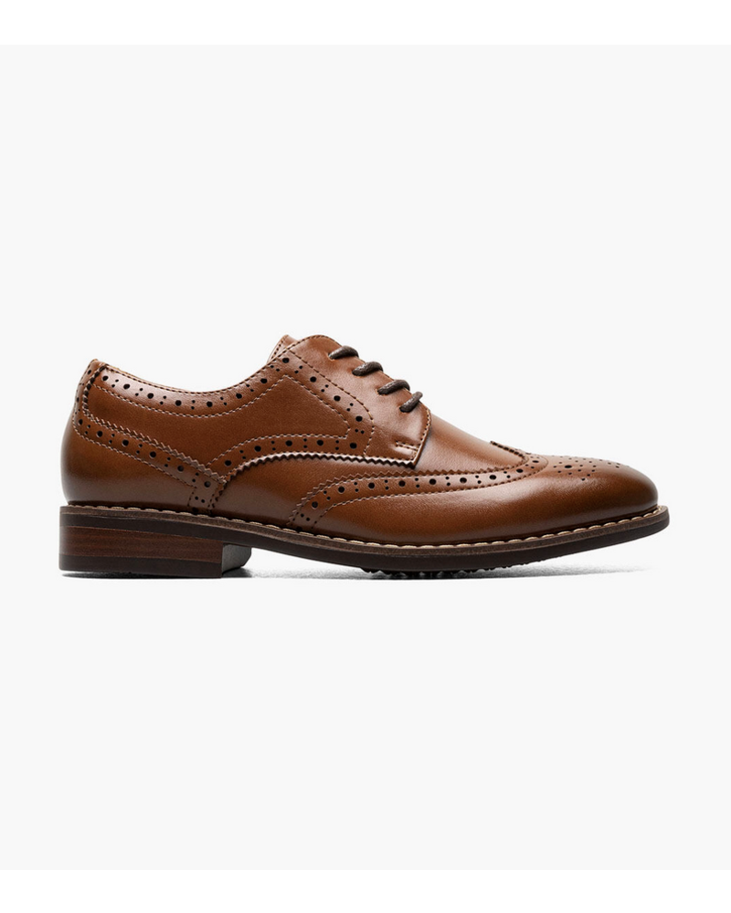 Florsheim Rucci Wing Tip Oxford Jr. {Cognac 221}