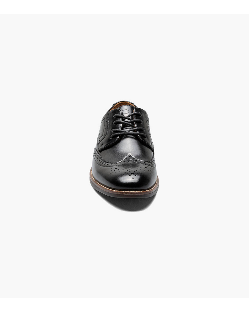 Florsheim Rucci Wing Tip Oxford Jr {Black 001}