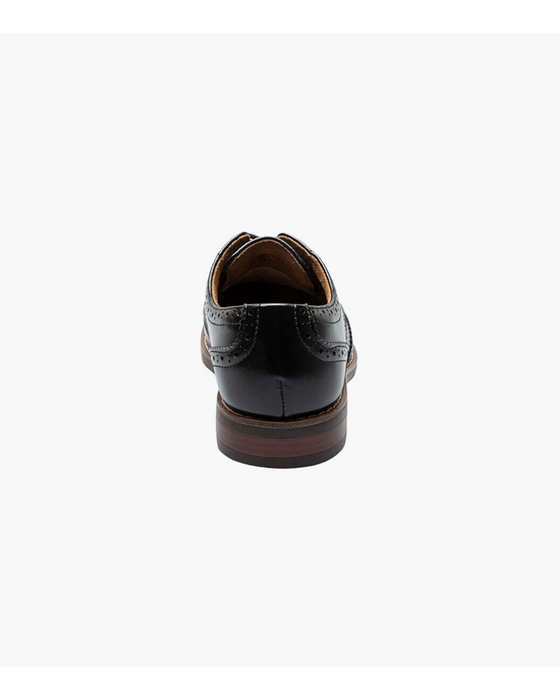 Florsheim Rucci Wing Tip Oxford Jr {Black 001}