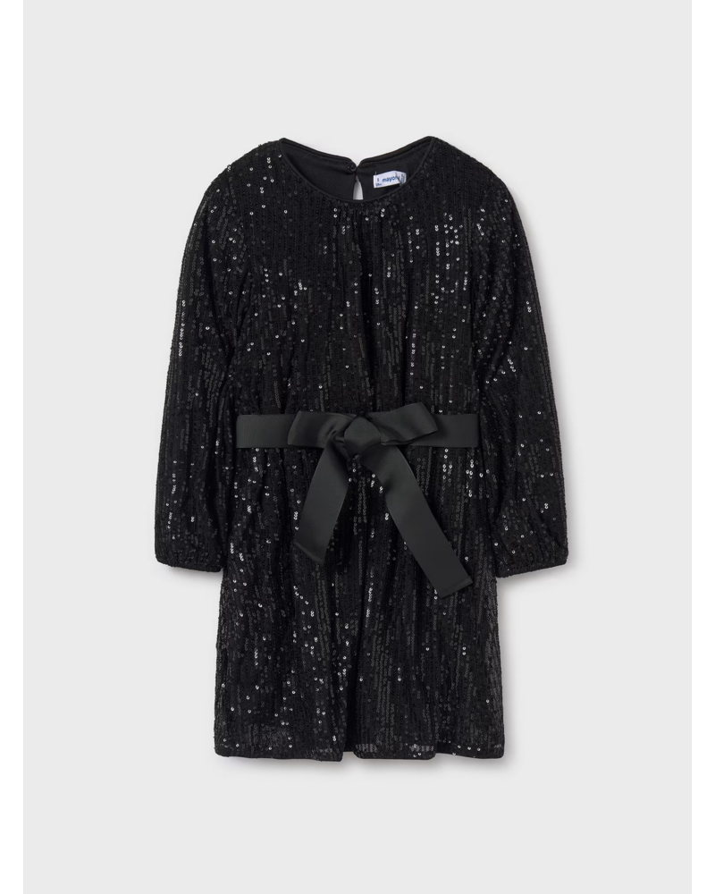 Mayoral Sequin Dress {Black} Tween