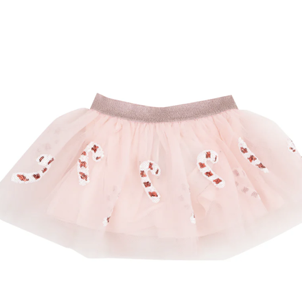Angel Dear Christmas Candy Cane Tutu Skirt {Pink}