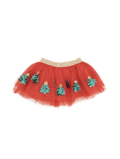 Angel Dear Christmas Trees Tutu Skirt {Red}
