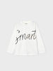 Mayoral 'Smart' Just For Cool Kids T-Shirt w/ Jean Set {Crm/Blk}