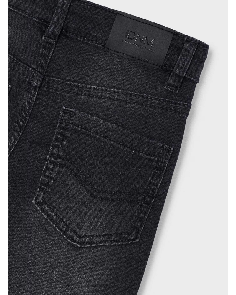 Mayoral 'Smart' Just For Cool Kids T-Shirt w/ Jean Set {Crm/Blk}