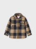 Mayoral Plaid Jacket {Blk/Tan}