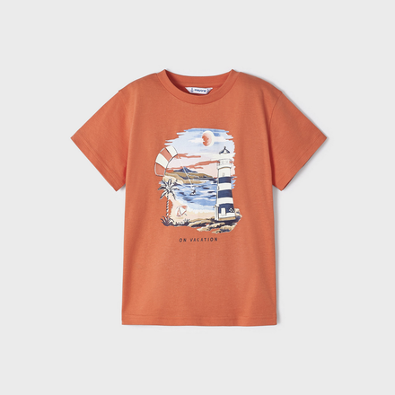 Mayoral Beach T-shirt {Orange}