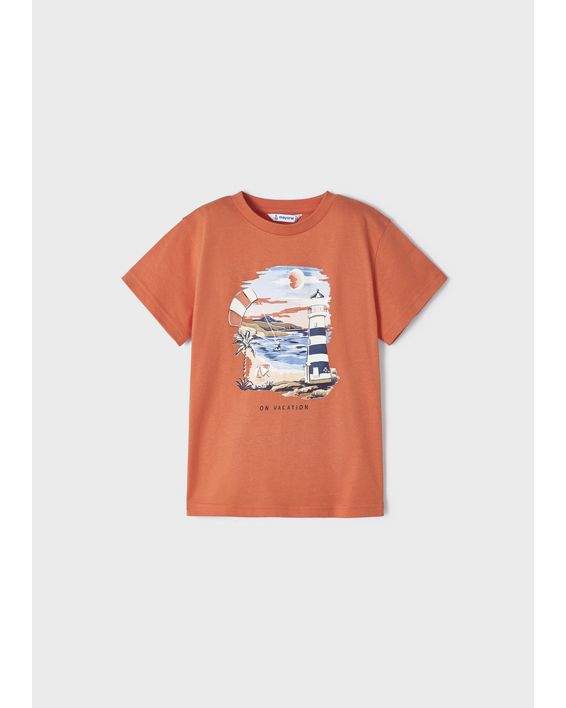 Mayoral Beach T-shirt {Orange}