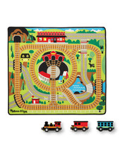 Melissa & Doug Round the Rails {Train Rug}