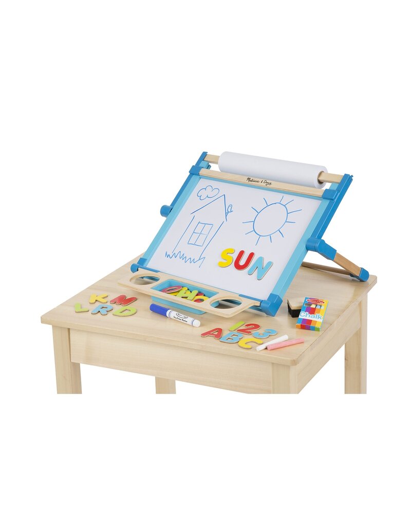 Melissa & Doug Deluxe Double-Sided Magnetic Tabletop Easel