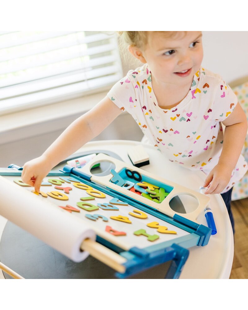 Melissa & Doug Deluxe Double-Sided Magnetic Tabletop Easel