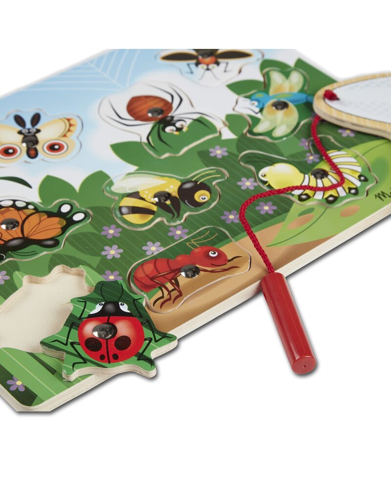 Melissa & Doug Bug-Catching Magnetic Puzzle Game