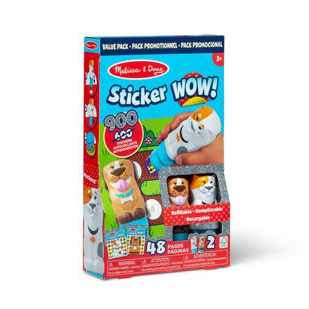 Melissa & Doug Sticker WOW! Activity Pad & Sticker Stamper Value Pack {Pets}