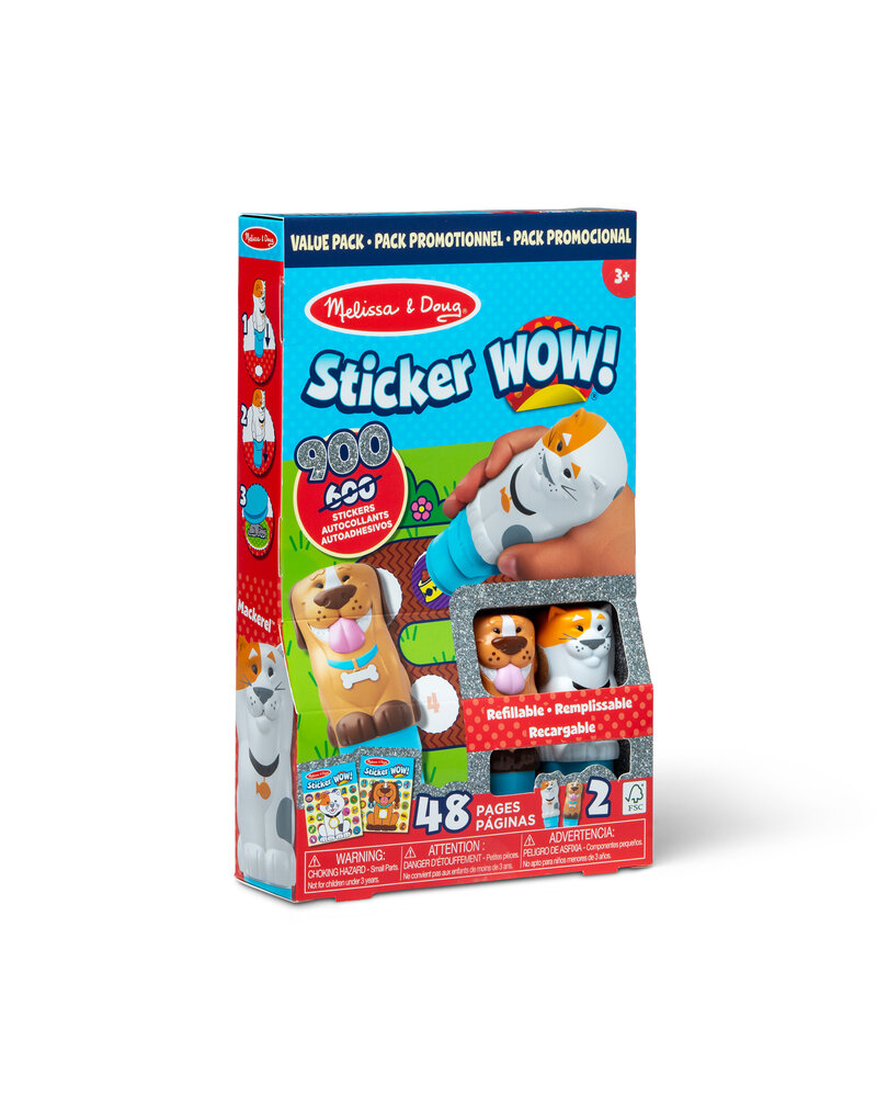 Melissa & Doug Sticker WOW! Activity Pad & Sticker Stamper Value Pack {Pets}
