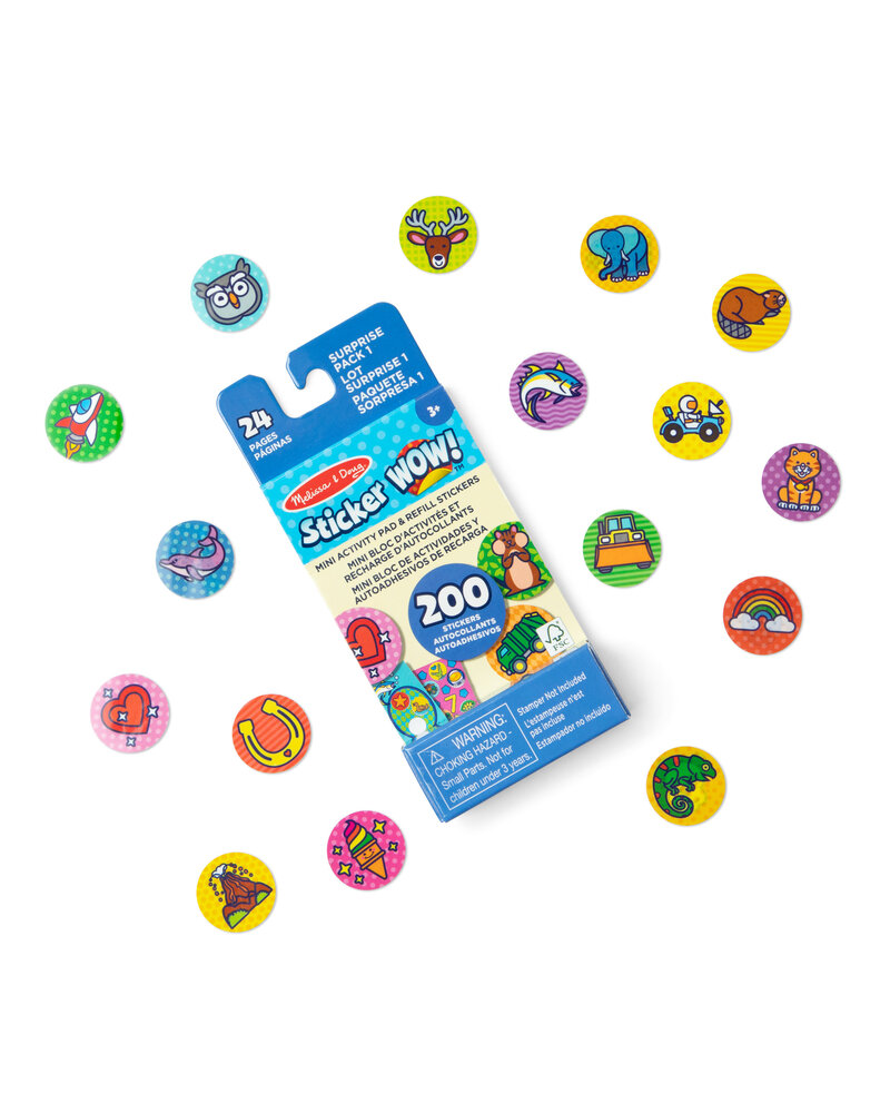 Melissa & Doug Sticker WOW! Mini Activity Pad with Refill Stickers {Surprise Pack}