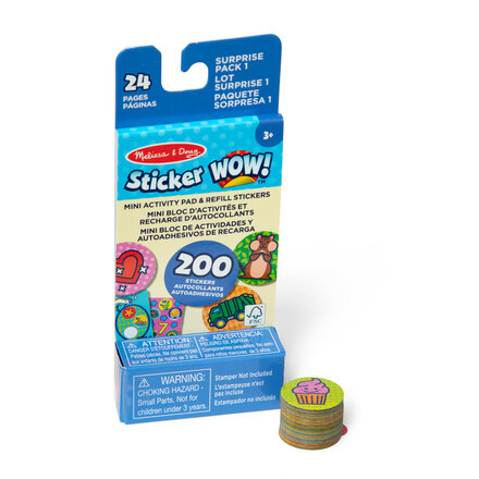 Melissa & Doug Sticker WOW! Mini Activity Pad with Refill Stickers {Surprise Pack}