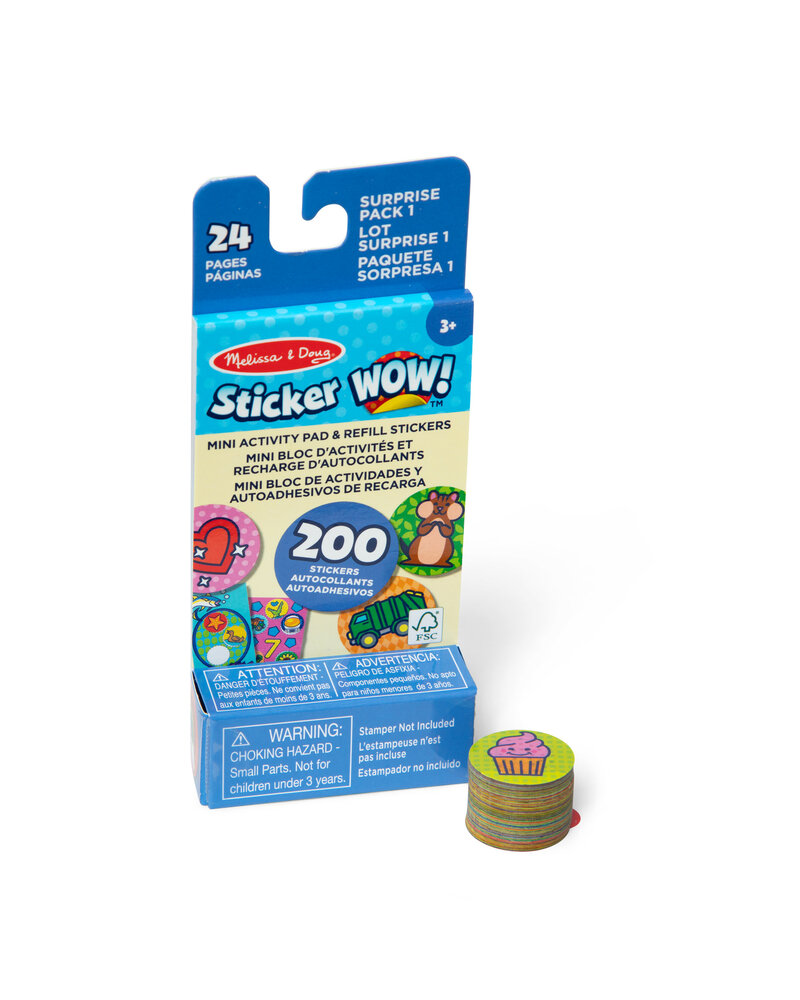 Melissa & Doug Sticker WOW! Mini Activity Pad with Refill Stickers {Surprise Pack}