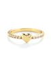 Cherished Moments Baby Ring w/ Puff Heart {Gold Plated}