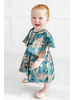 Yo Baby Floral Printed Dress w/ Bloomers {Turquoise}