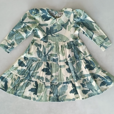 Yo Baby Leaf Bloomer & Dress Set {Sage Grn}