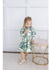 Yo Baby Leaf Printed Dress {Sage Grn}