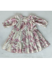 Yo Baby Leaf Printed Dress {Pink}