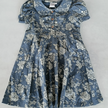 Yo Baby Floral Printed Dress {Navy}