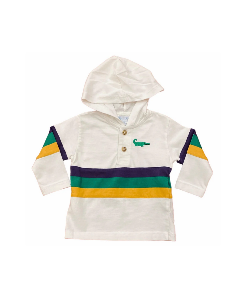 Mardi Gras Rugby L/S Hoodie