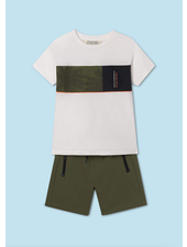 Nukutavake Jungle Knit Set {White/Olive} Size 16 Tween