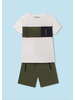 Nukutavake Jungle Knit Set {White/Olive} Size 16 Tween