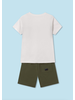 Nukutavake Jungle Knit Set {White/Olive} Size 16 Tween