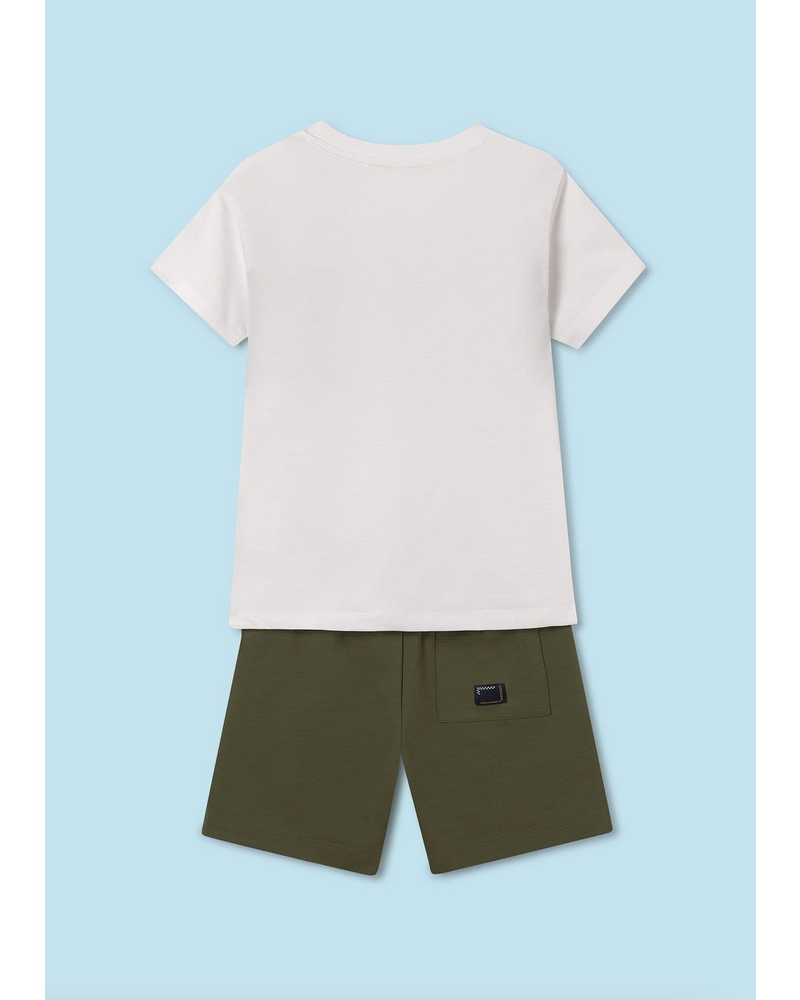 Nukutavake Jungle Knit Set {White/Olive} Size 16 Tween