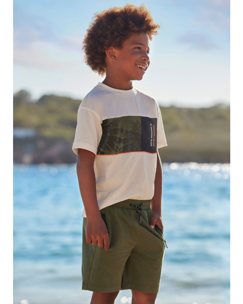 Nukutavake Jungle Knit Set {White/Olive} Size 16 Tween