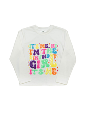 Belle Cher It's Me Birthday Sequin Shirt {Neon}