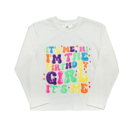 Belle Cher It's Me Birthday Sequin Shirt {Neon}