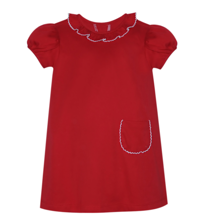 Remember Nguyen Gemma Knit Dress {Red}