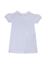 Remember Nguyen Gemma Knit Dress {White/Pink}