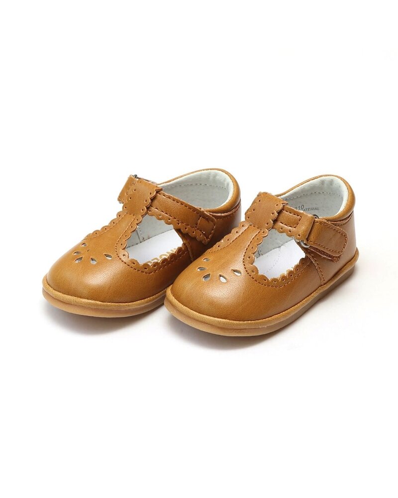 Dottie Scalloped Perforated MJ {Mustard}