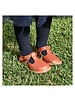Cecile Perforated T-Strap MJ {Spicy Orange}