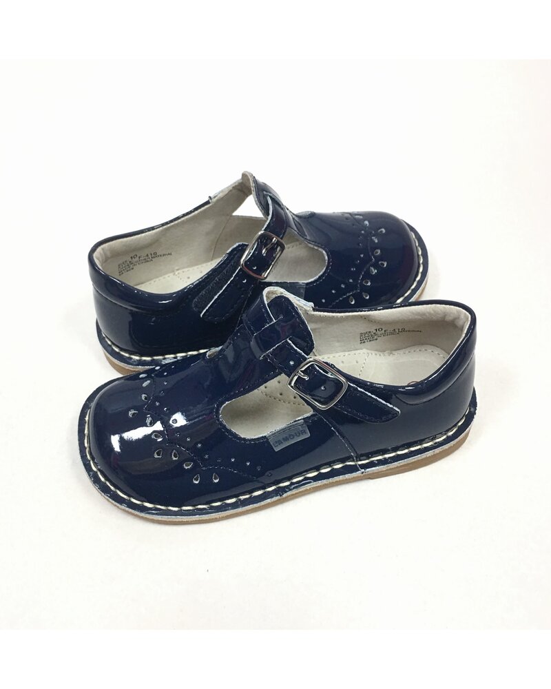F-410PNY Ruthie Stitched MJ {Patent Navy}