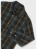 Mayoral Plaid Long Sleeve {Pine/Yellow}