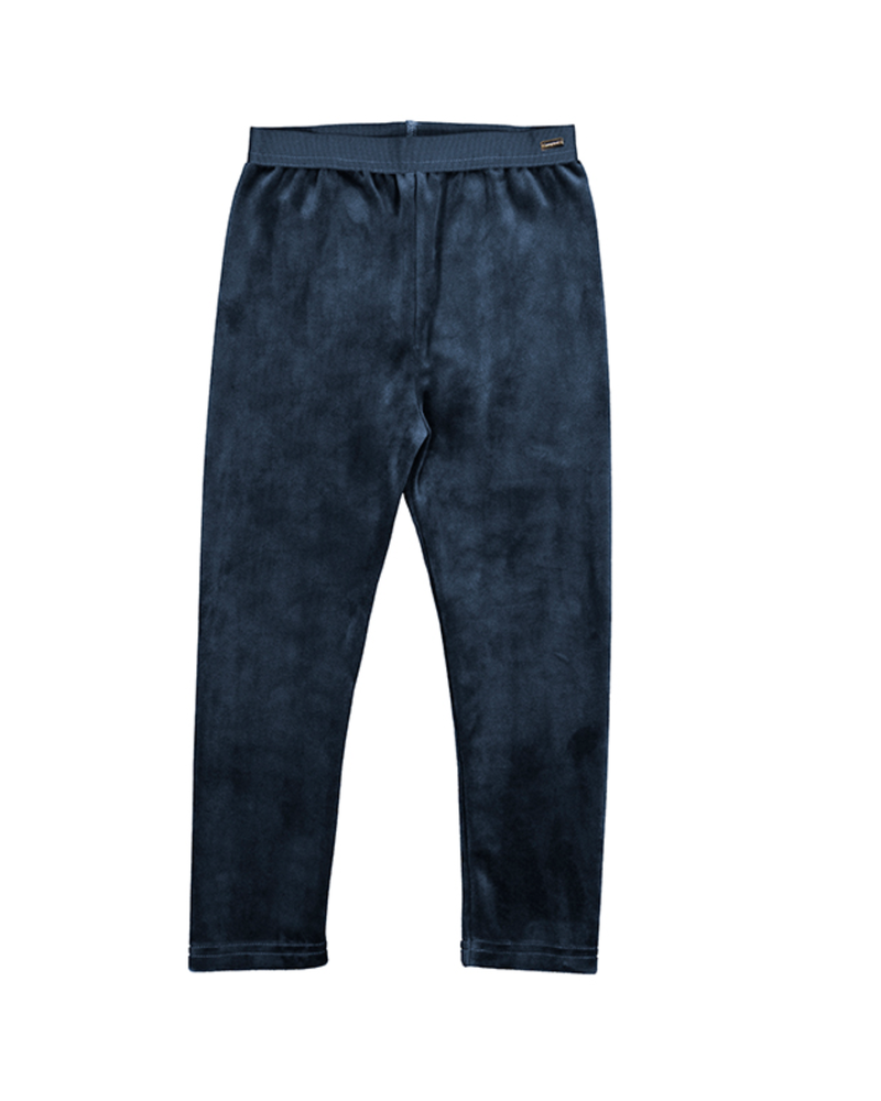 Mayoral Velvet Leggings {Navy}