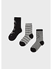 Mayoral Planet 3pk  Sock {Gray}