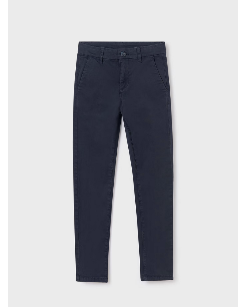 Mayoral Twill Basic Trouser {Navy} Tween