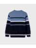 Mayoral Striped Sweater {Nvy/Wht/Denim}  Tween