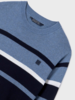 Mayoral Striped Sweater {Nvy/Wht/Denim}  Tween