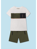 Nukutavake Jungle Knit Set {White/Olive} Size 16 Tween