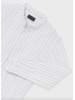 Mayoral Long Sleeve Striped Shirt {Wht/Lime} Tween