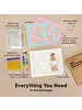 KeaBabies Baby Handprint, Footprint Keepsake Frame {Alpine White}