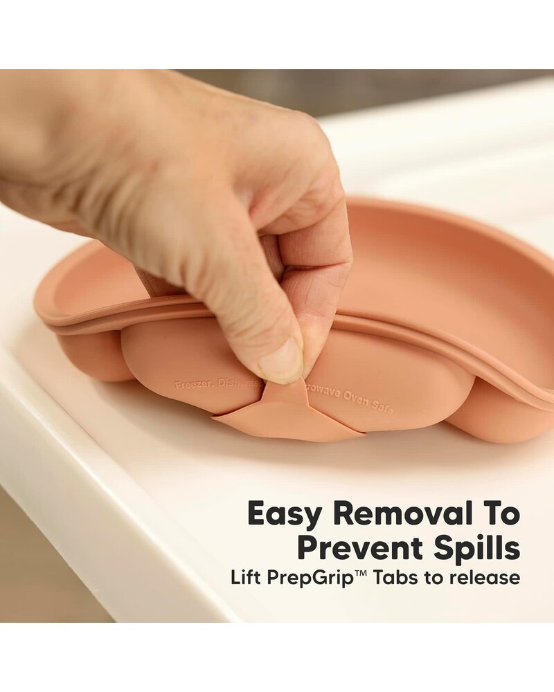 KeaBabies 3-Pack Prep Suction Plates