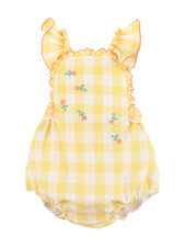 Sophie & Lucas Citrus Blooms Vintage Overall {Yellow}